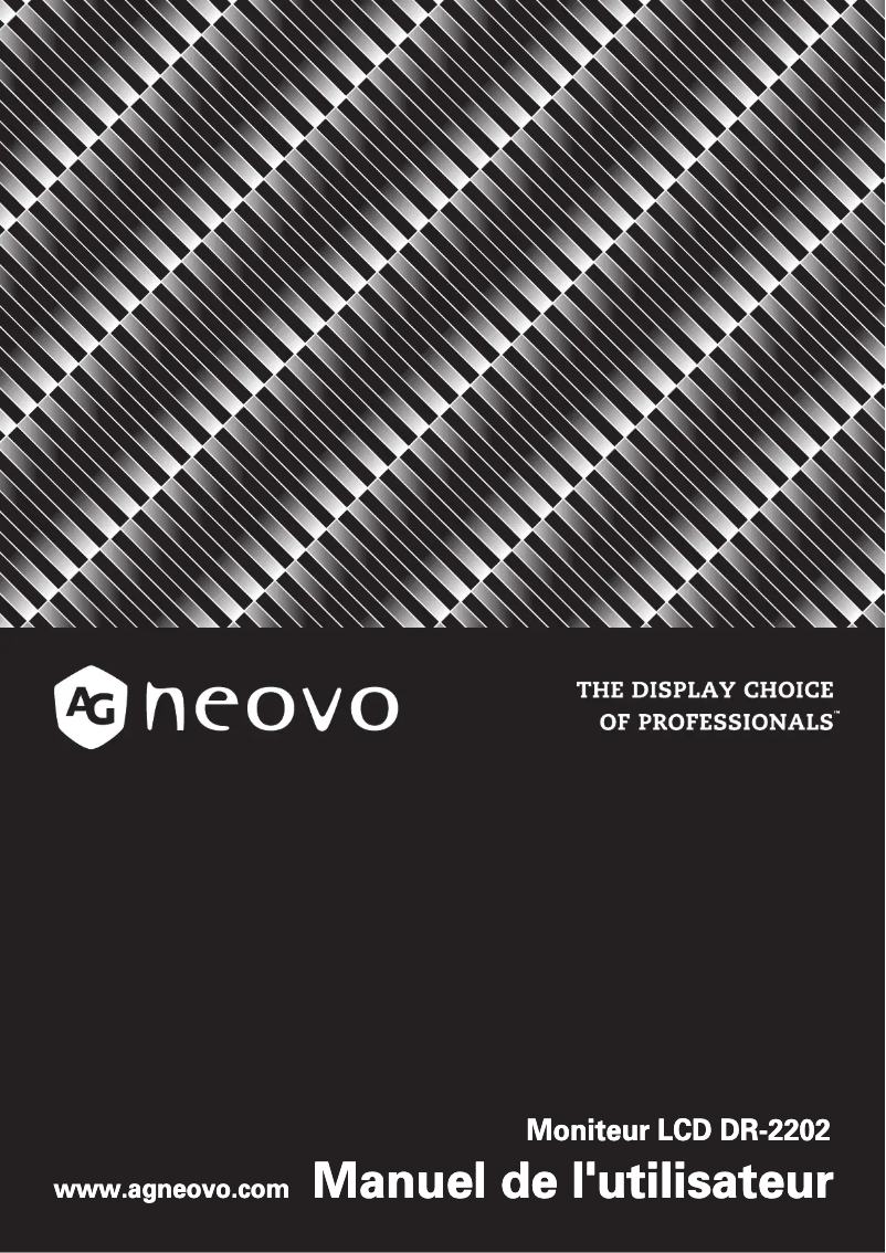 Page 1 of the manual Technical Sheet AG Neovo DR-2202