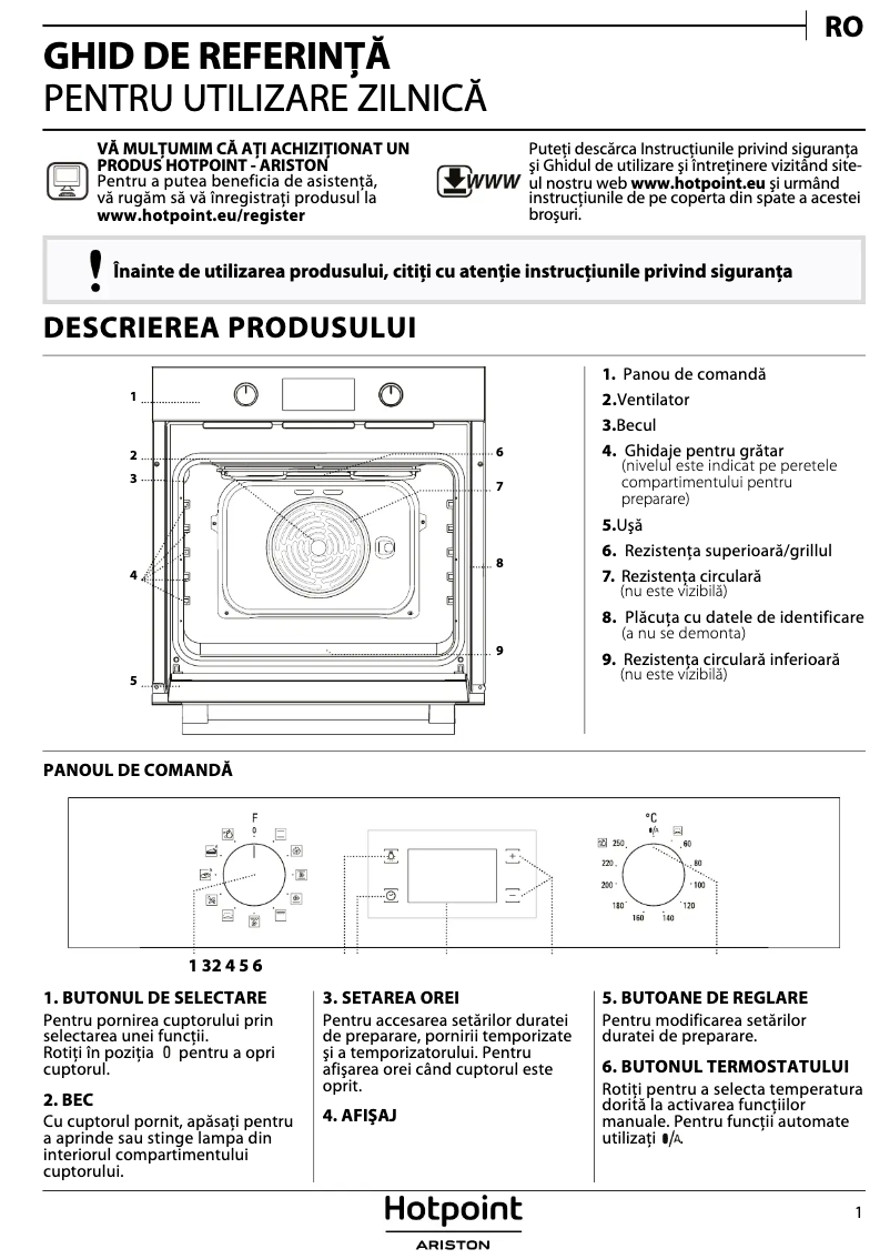 First page image of the manual for FA2 844 H IX HA