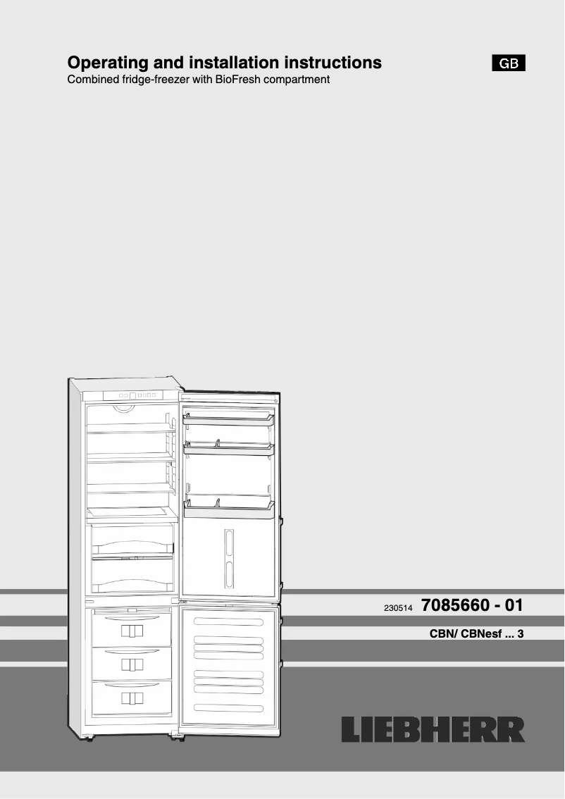 First page image of the manual for CBN3733