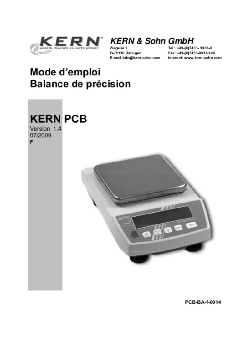 First page image of the manual for PCB 6000-0
