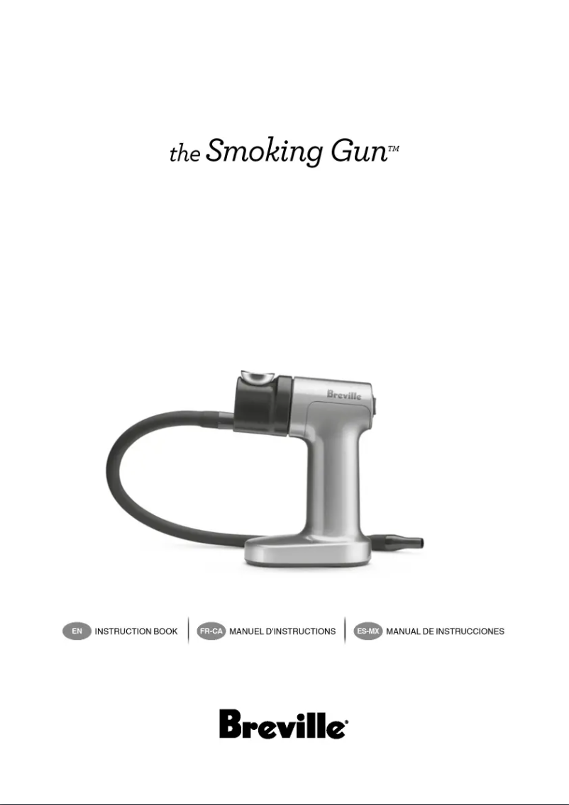 Page 1 of the manual User Manual Breville the Smoking Gun BSM600