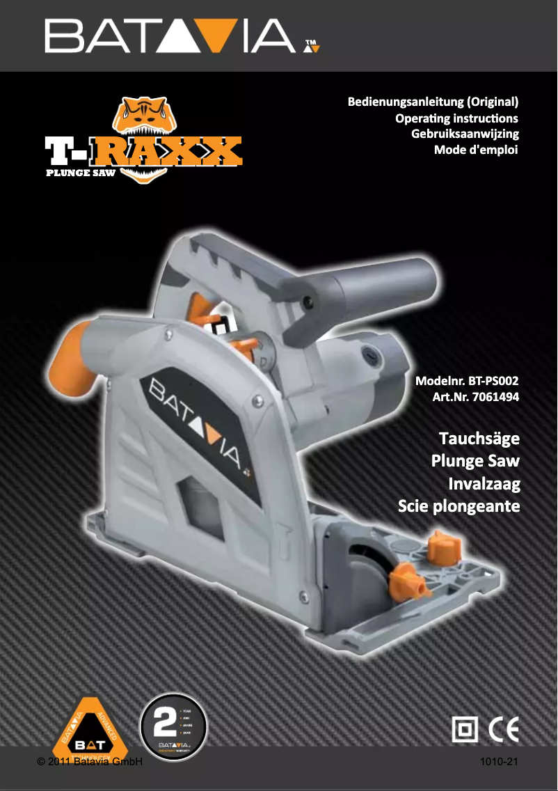 First page image of the manual for BT-PS002