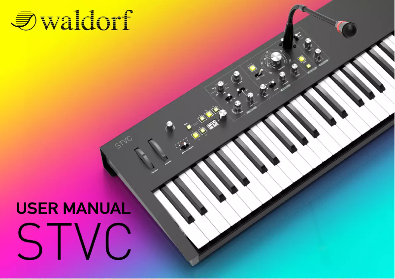 First page image of the manual for STVC