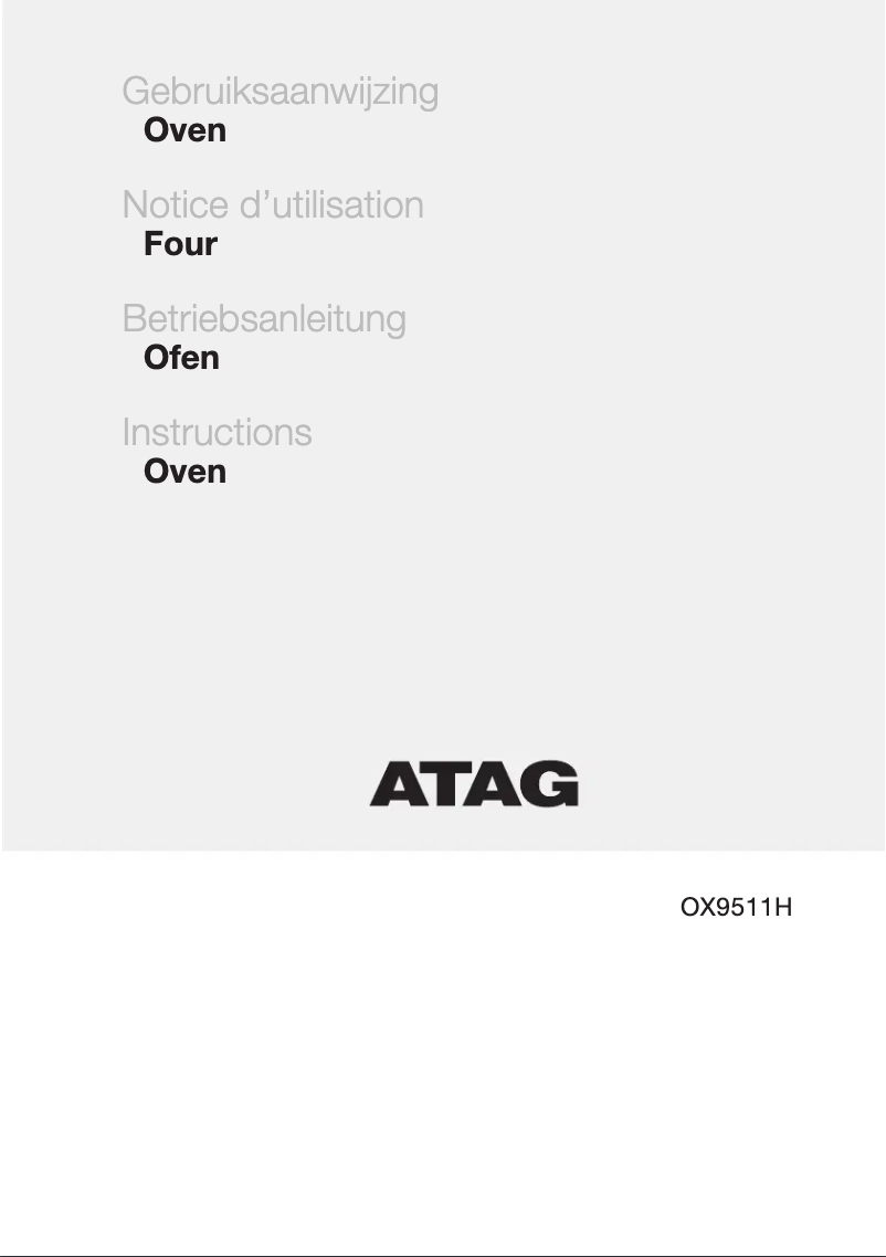 First page image of the manual for OX9511H