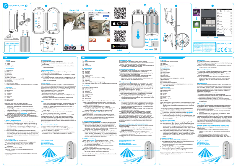 Page 1 of the manual User Manual Smartwares C731IP