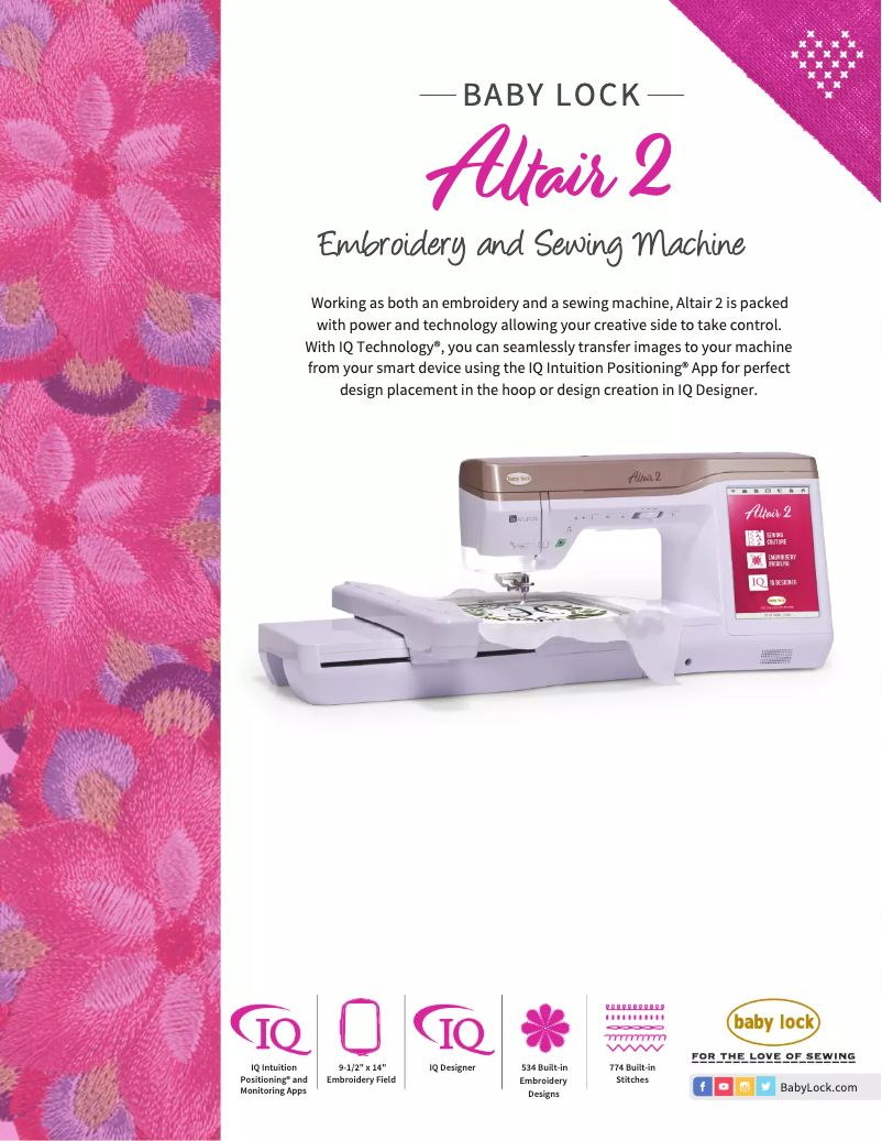 First page image of the manual for Altair 2