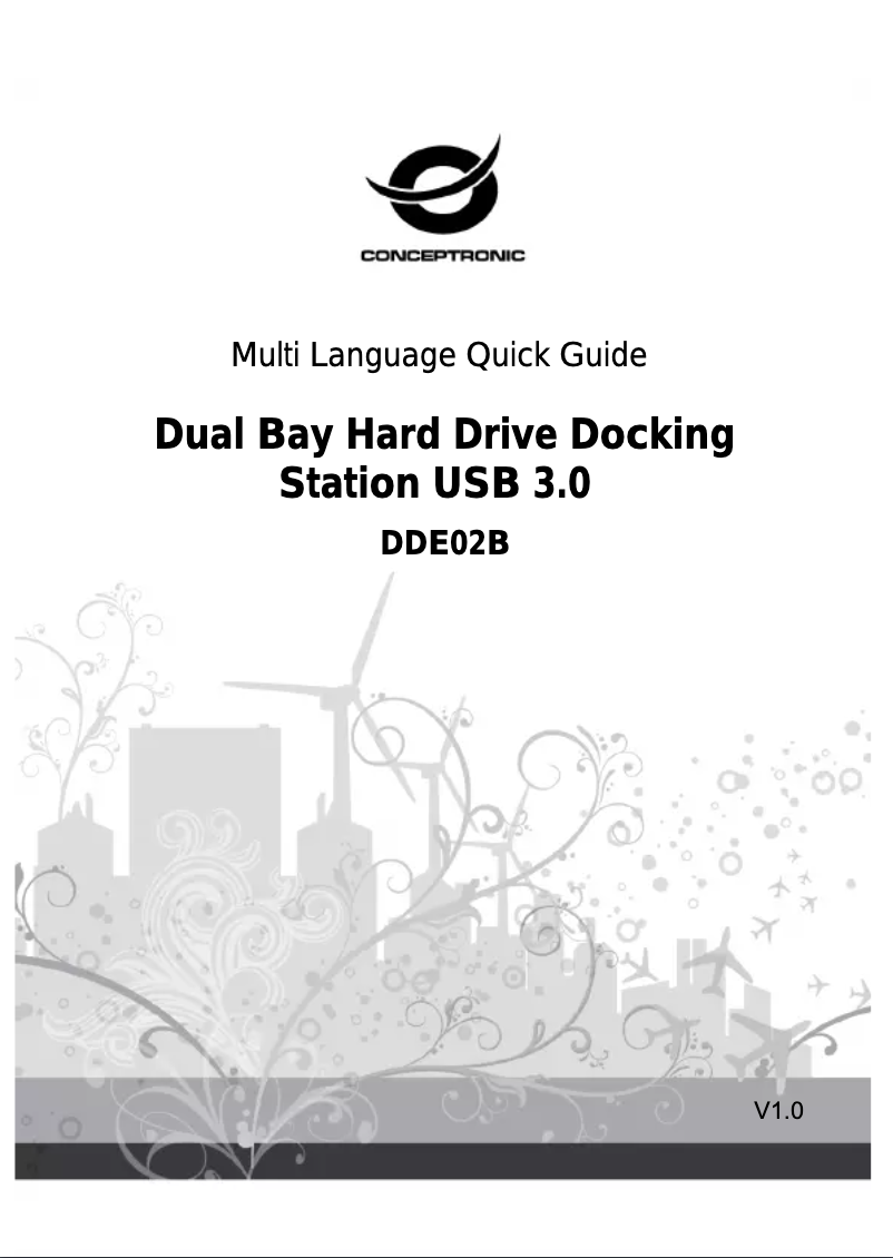 Page 1 of the manual User Manual Conceptronic DDE02B