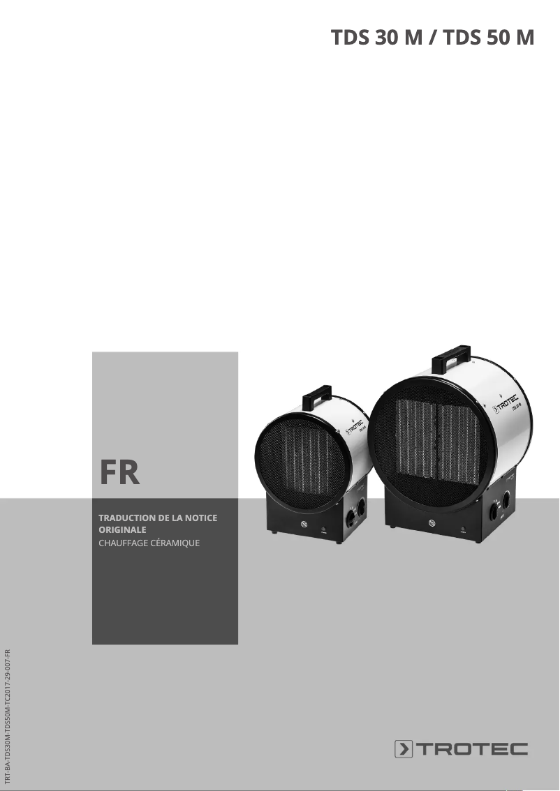 First page image of the manual for TDS 30 M