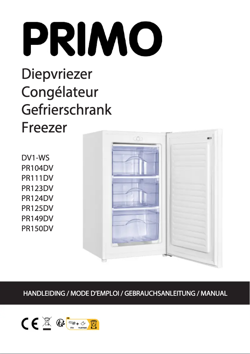 Page 1 of the manual User Manual Primo PR104DV