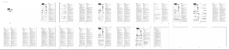 Page 1 of the manual User Manual GP Batteries GP352