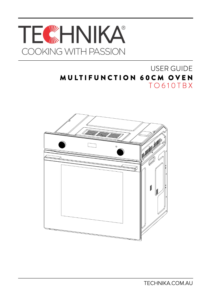 Image de la première page du manuel de l'appareil TO610TBX