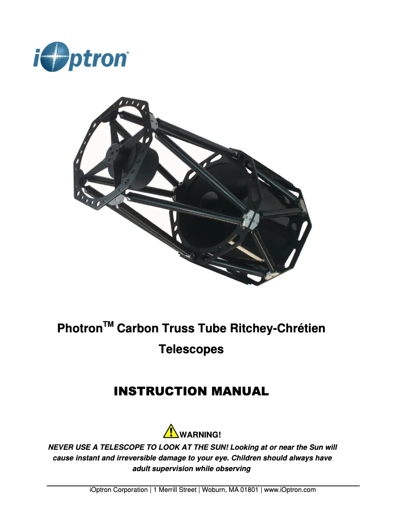 First page image of the manual for RC14