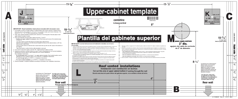 Page 1 of the manual Instructions / Assembly GE CVM517P3MD1