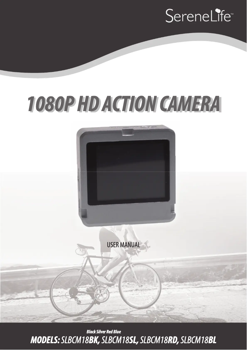 Page 1 de la notice Manuel utilisateur SereneLife AZSLBCM18BL