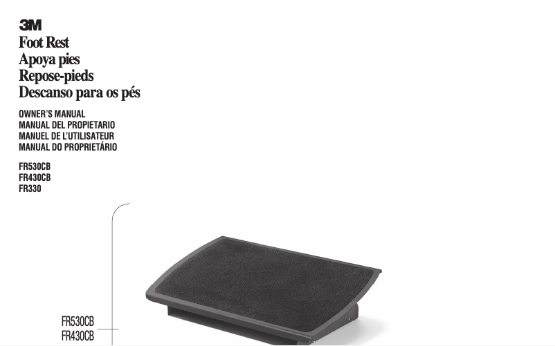 Page 1 of the manual User Manual 3M FR330