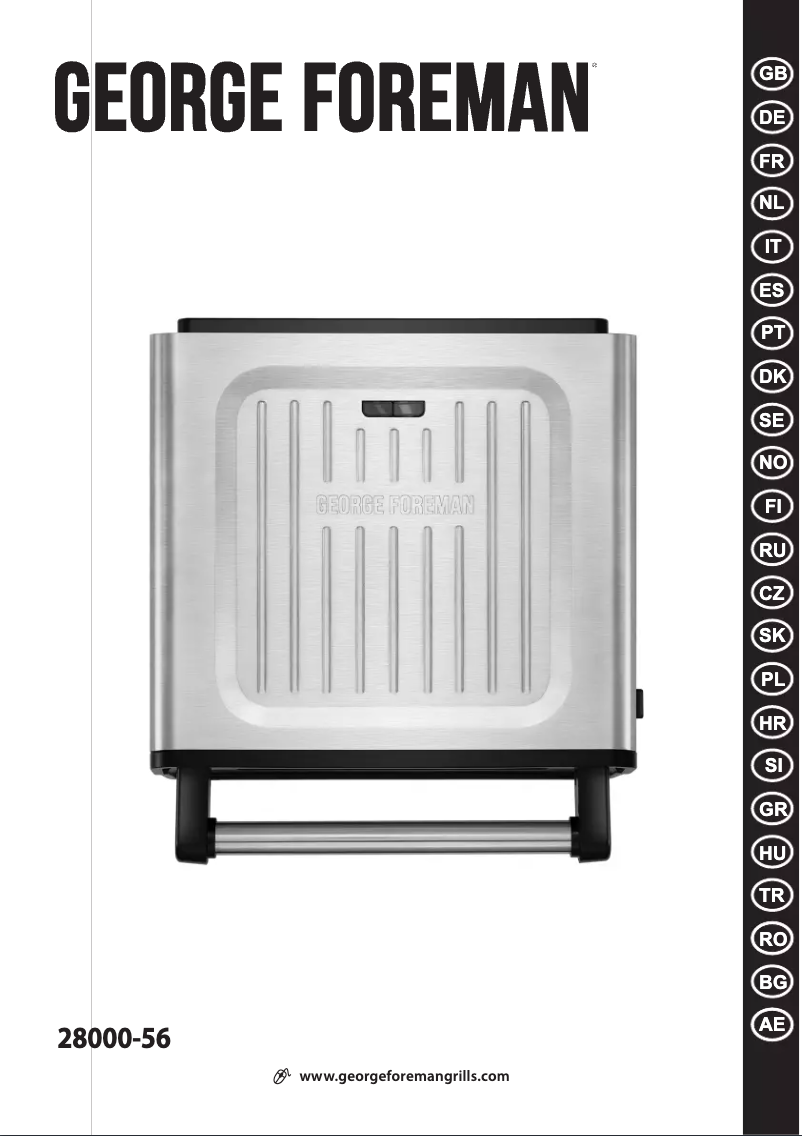 First page image of the manual for Smokeless Grill