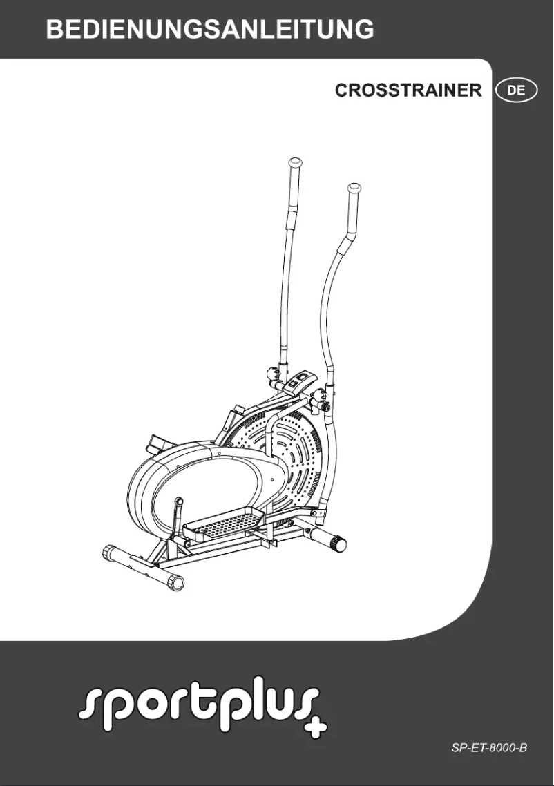 Page 1 of the manual User Manual SportPlus SP-ET-8000-B
