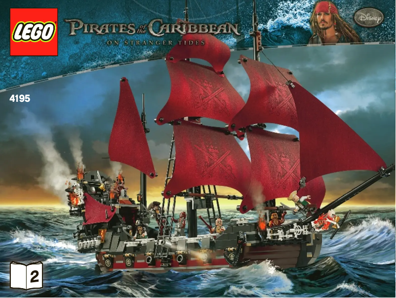First page image of the manual for Pirates Of The Caribbean 4195