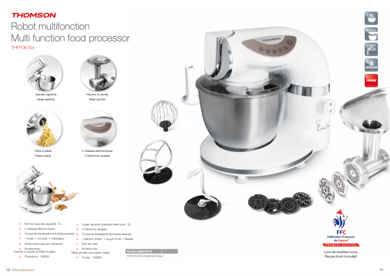 Page 1 of the manual User Manual Thomson THFP06764