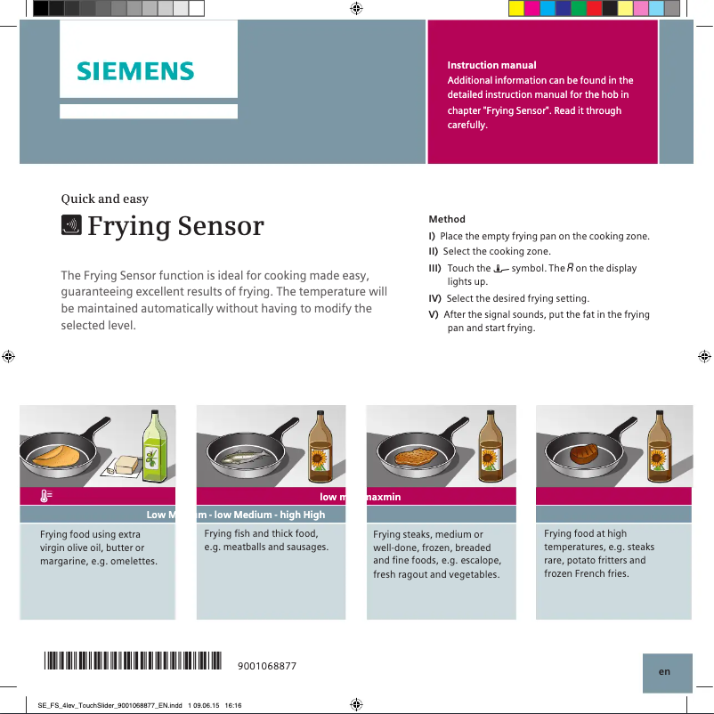 First page image of the manual for iQ700 EX851FVC1E