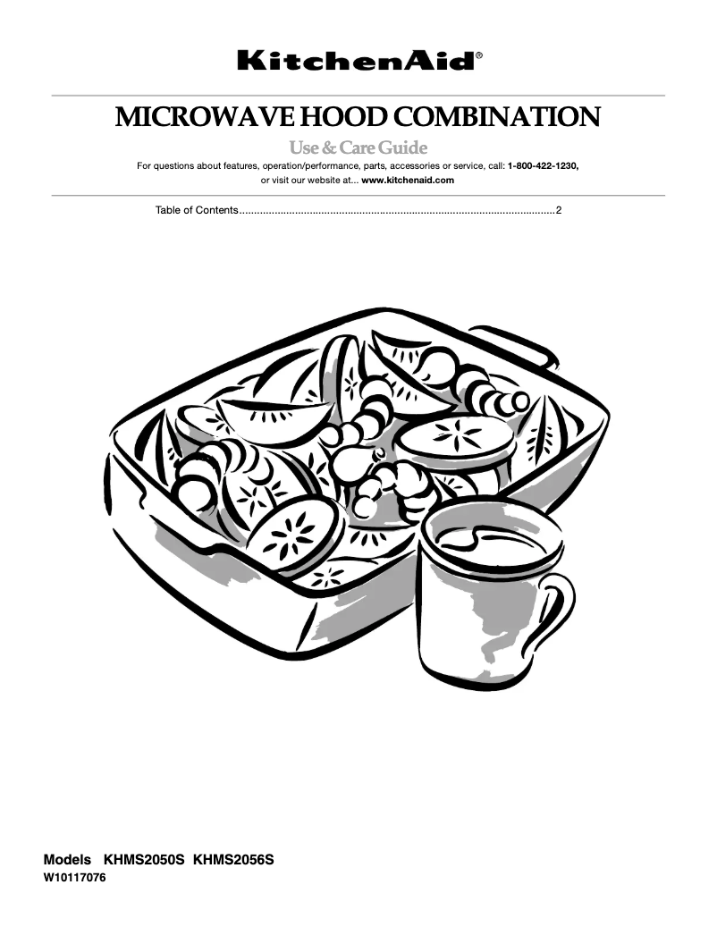 First page image of the manual for KHMS2050SWH0