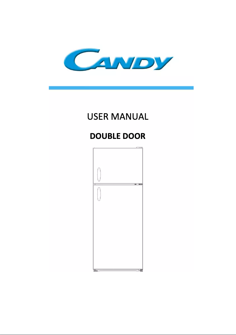 Page 1 of the manual User Manual Candy CDD 2145 E