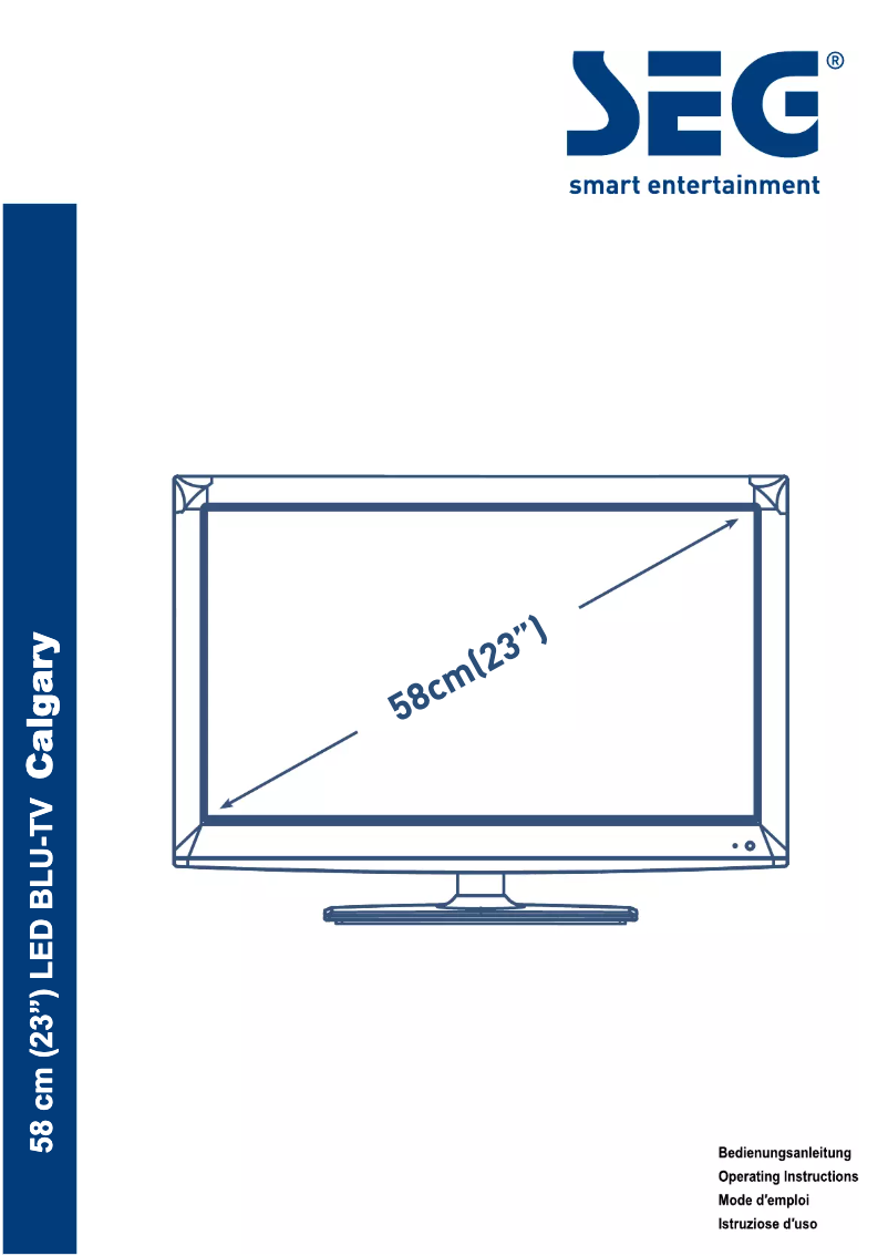 First page image of the manual for Calgary