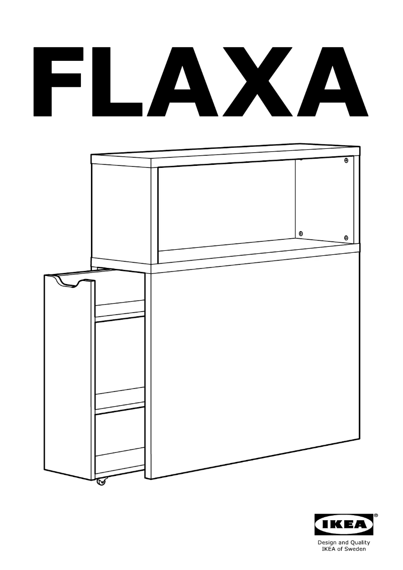 First page image of the manual for FLAXA