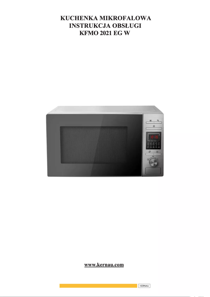 Image de la première page du manuel de l'appareil KFMO 201 MW