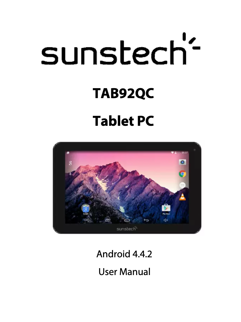 Image de la première page du manuel de l'appareil Tab 92 QC