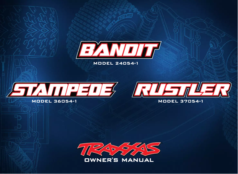 Page 1 of the manual User Manual Traxxas Stampede
