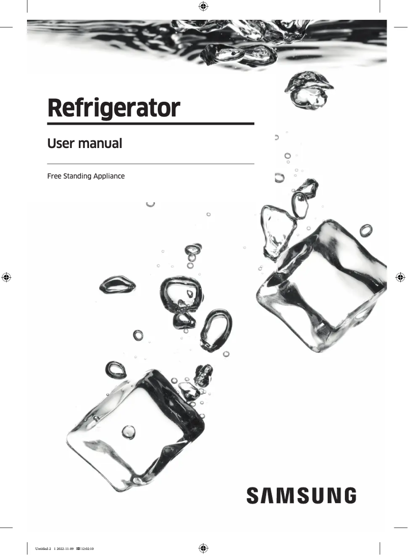 Page 1 of the manual User Manual Samsung RS28CB760012