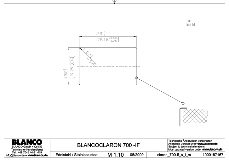 Image de la première page du manuel de l'appareil CLARON 700-IF/A