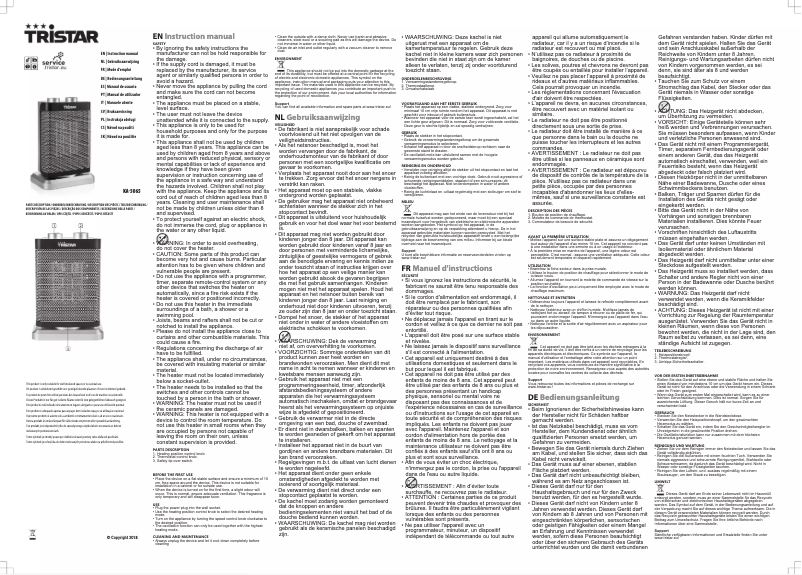 Page 1 of the manual User Manual TriStar KA-5065
