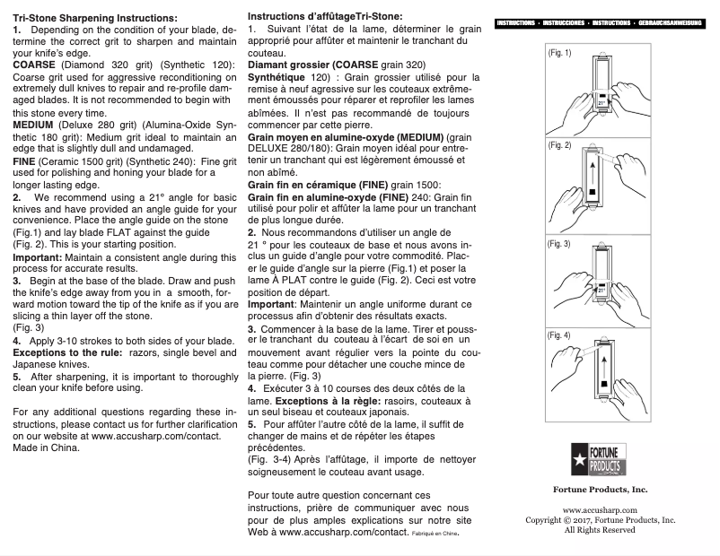 First page image of the manual for Deluxe Tri-Stone