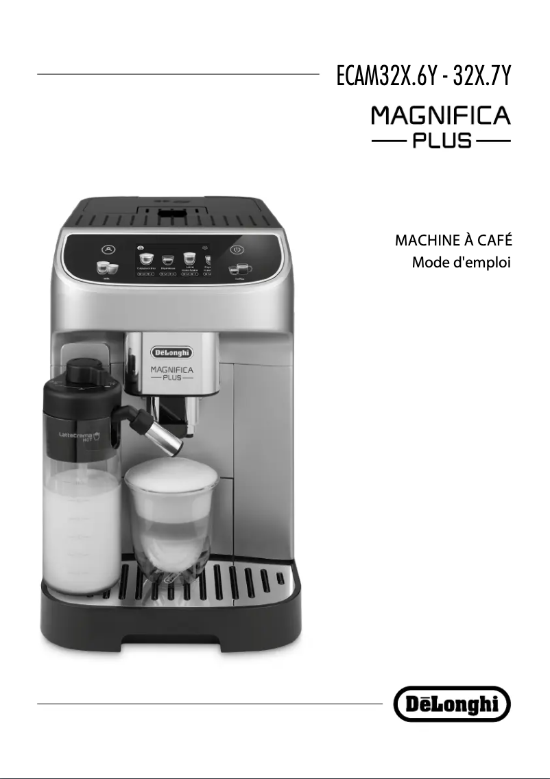Page 1 of the manual User Manual DeLonghi Magnifica Plus ECAM320.60.B