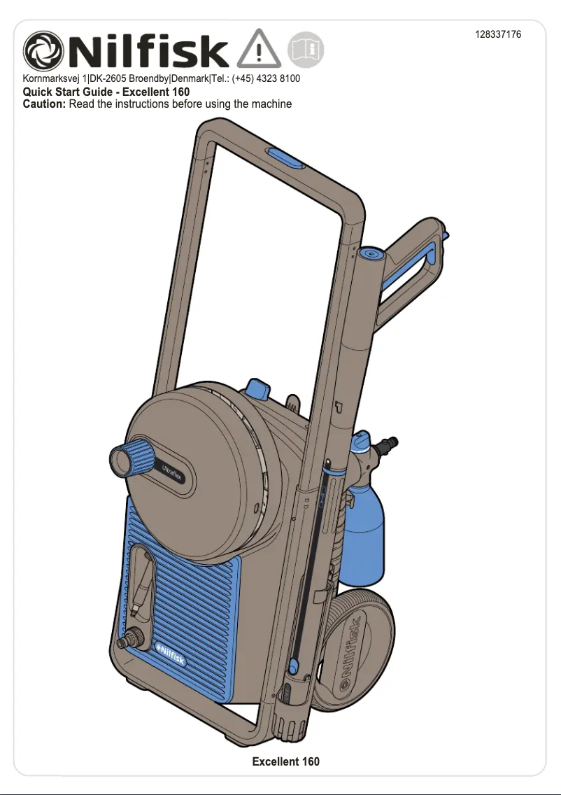 Page 1 of the manual User Manual Nilfisk Excellent 160