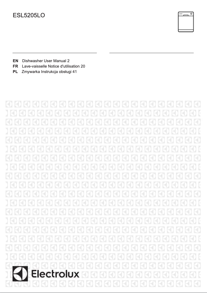 Image de la première page du manuel de l'appareil ESL5205LO