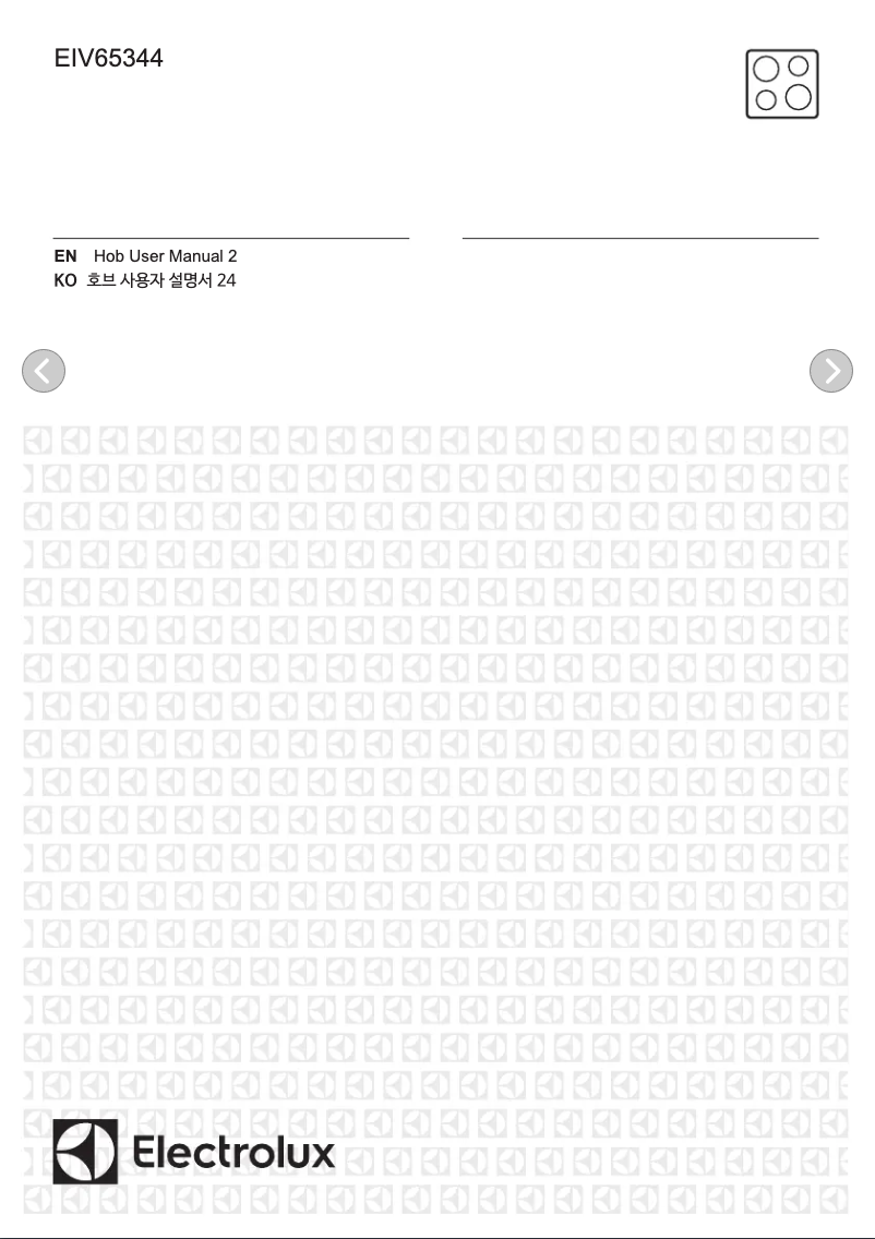 First page image of the manual for EIV65344