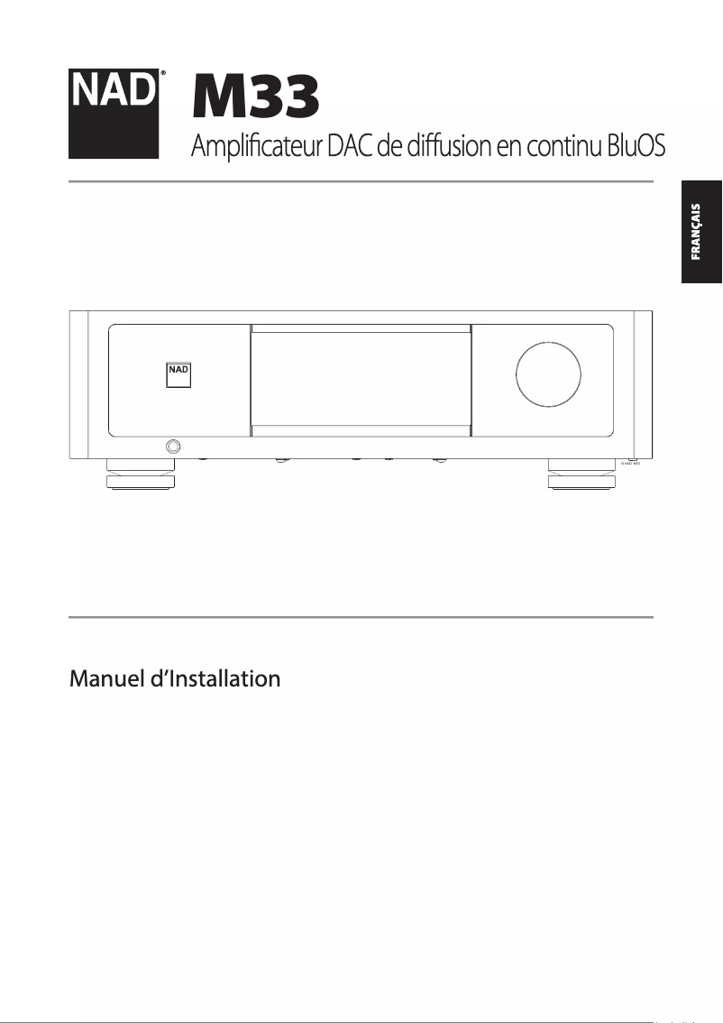 First page image of the manual for M33