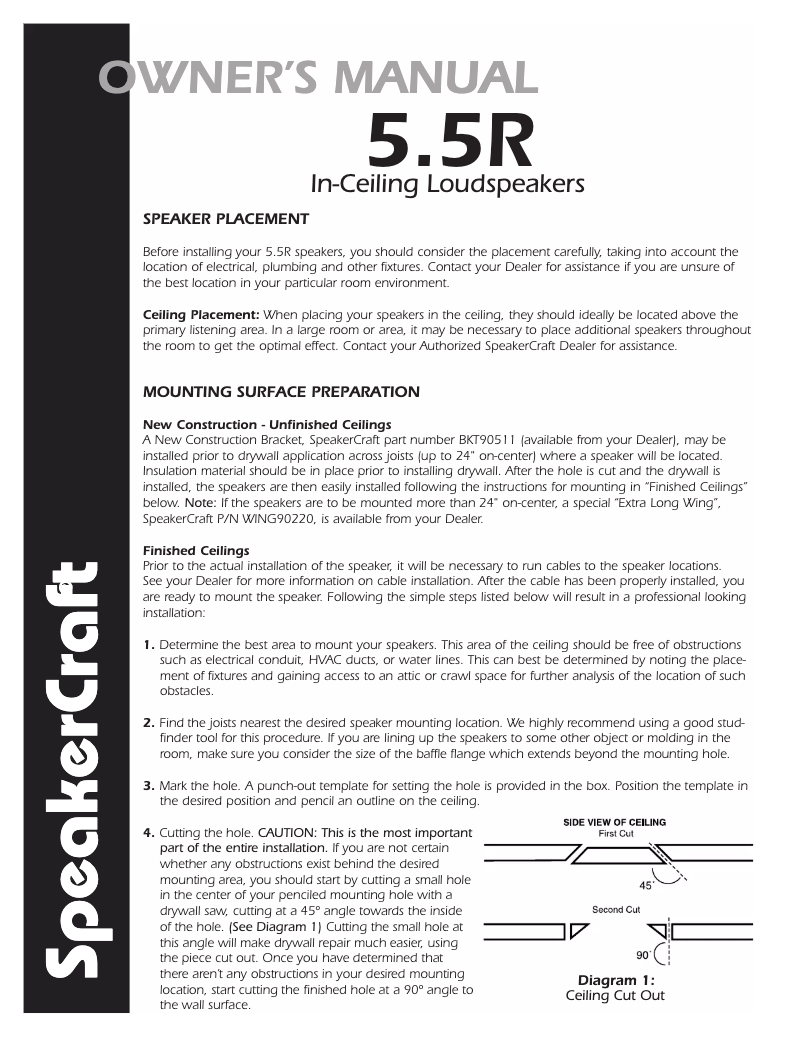 First page image of the manual for 5.5R
