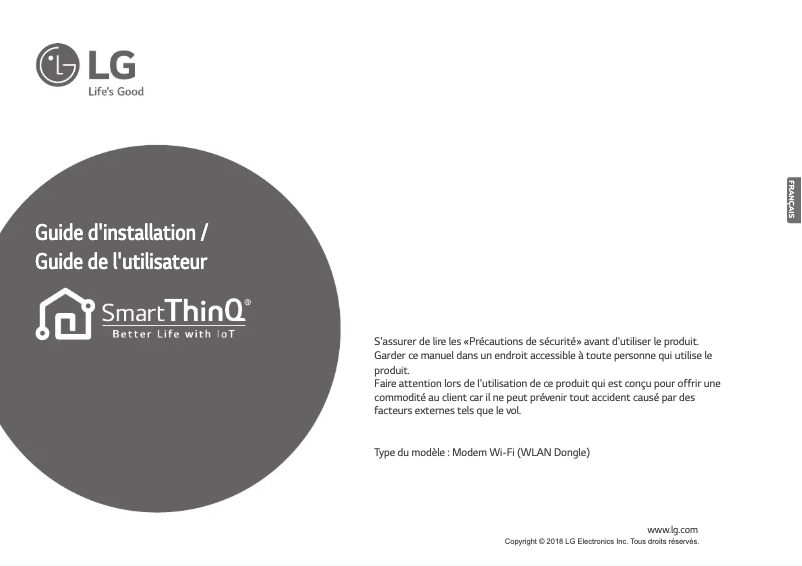 First page image of the manual for PWFMDD200