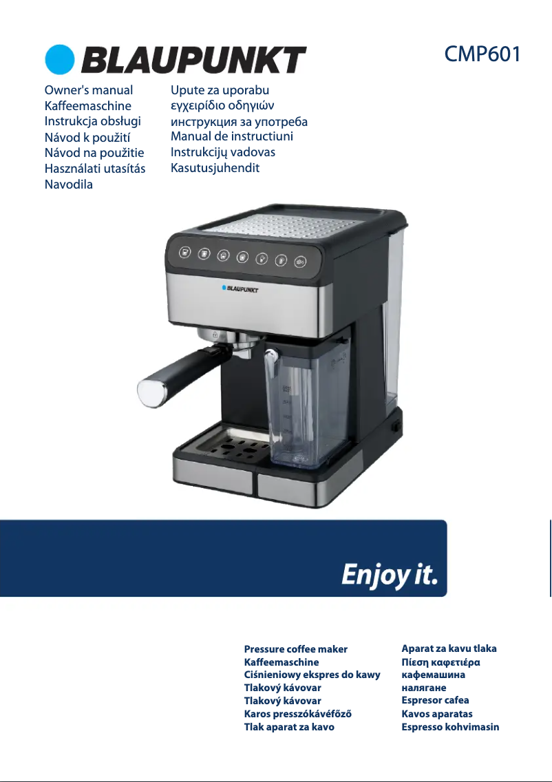 Image de la première page du manuel de l'appareil CMP601