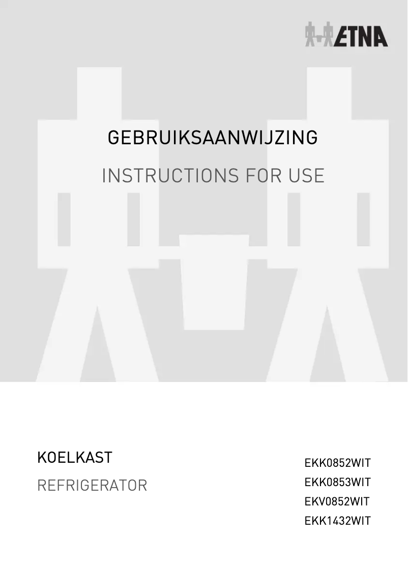 First page image of the manual for EKK0853