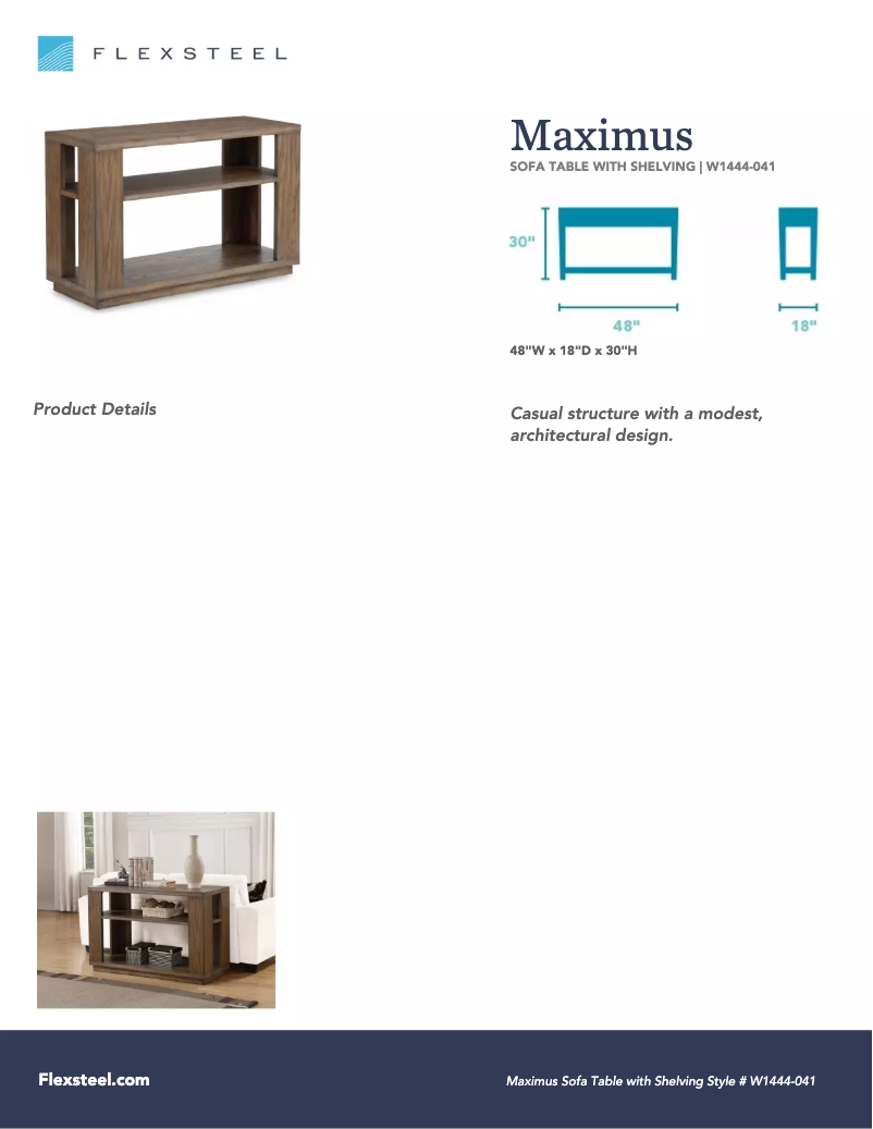 First page image of the manual for Maximus W1444-041