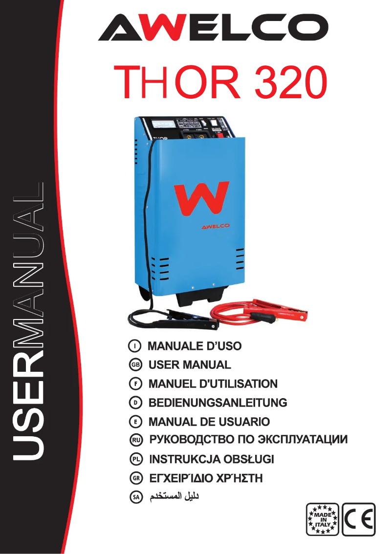 Page 1 of the manual User Manual Awelco Thor 320