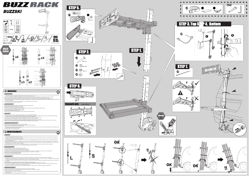 Page 1 of the manual User Manual Buzz Rack Buzzski