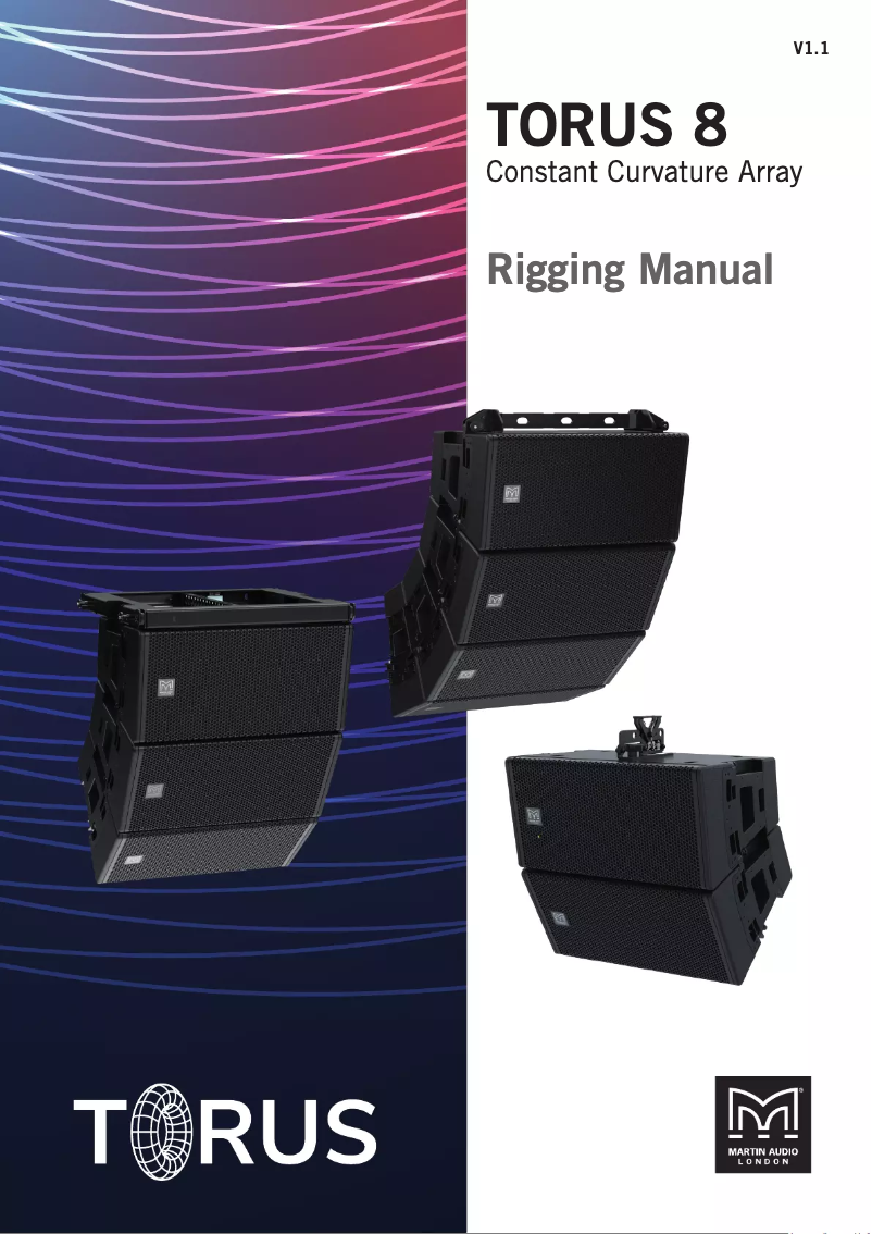Page 1 of the manual User Manual Martin Audio TORUS T820