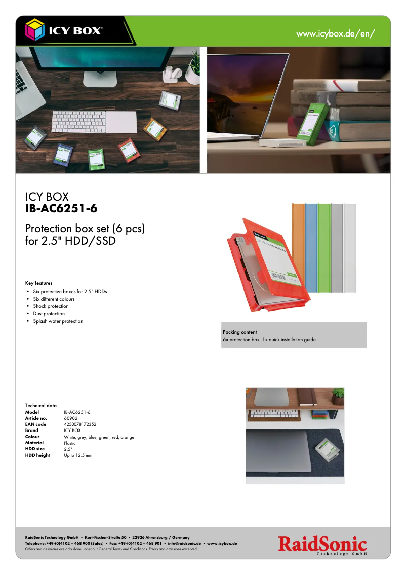 First page image of the manual for IB-AC6251-6