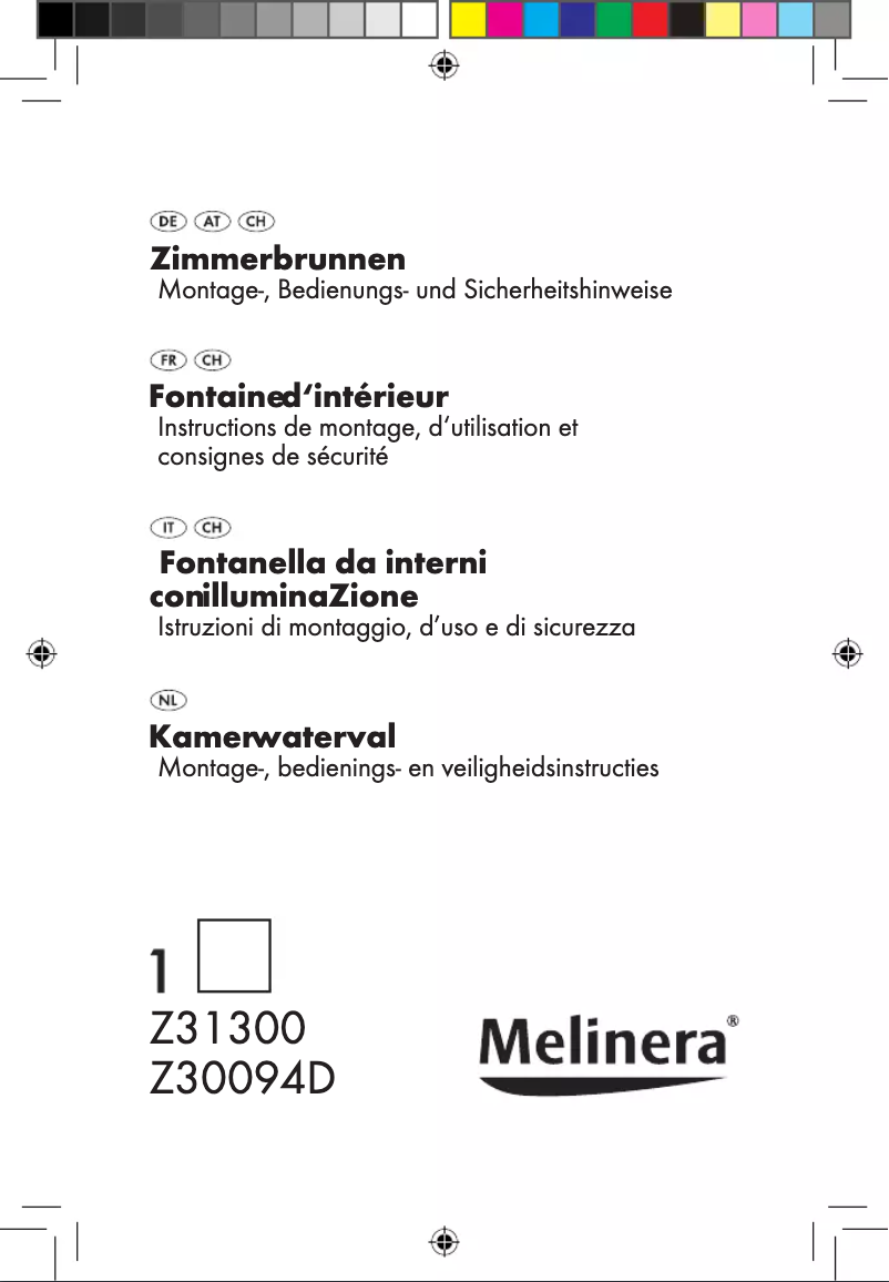 First page image of the manual for Z30094D